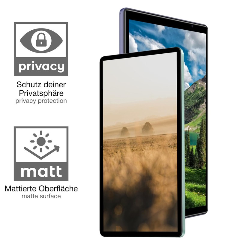dipos I Blickschutzfolie kompatibel mit Onyx Boox Note 4 Display-Schutzfolie