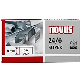 Novus 040-0026 Heftklammern und Refill-Kassetten 24/6 verzinkt 1000 stück