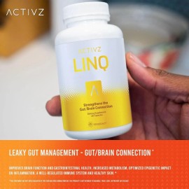 ACTIVZ LINQ Advanced Epigenetic Formula Brain Gut Skin & Immune 60 EXP 12/2027