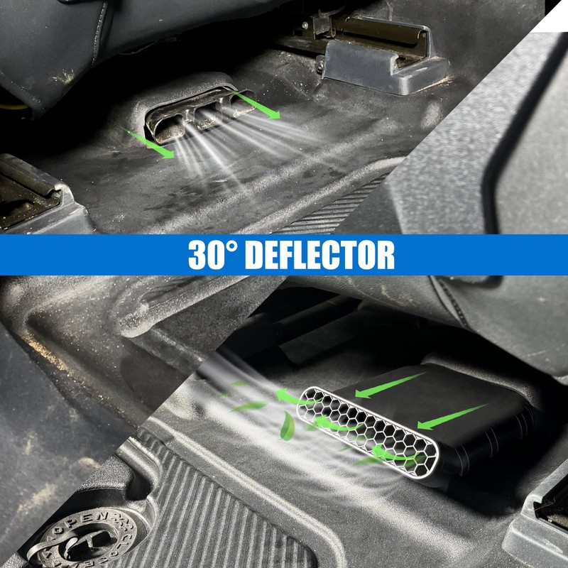 SUNPIE Under Seat Vent Deflectors Compatible with 2021 2022 2023
