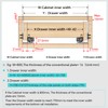 BAIDICE Soft Close Bottom Mount Drawer Slides 9 Inch Rails