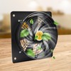 DNYSYSJ 250MM Industrial Extractor Fan with Plate Metal Carbon Axial