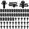 Supkiir 120Pcs Engine Under Cover Body Bolts & U-Nut Clips,