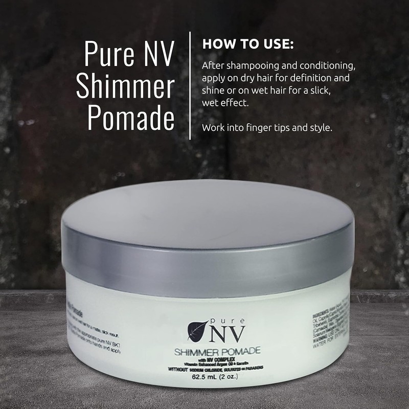 Shimmer Pomade For Non-Greasy Styling & Texture With A Shine