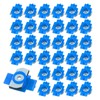 30 PCS 1/4"-20 Nylon Strut Channel Cone Nuts, Thickened Strut
