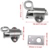 Luomorgo Latch Lock Stainless Steel Window Gate Security Pull Ring