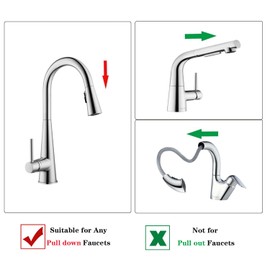 150259 Kitchen Faucet Hose Replacement for moen pull down faucet, Sink moen Faucet Replacement hose by phxon (Parts 150259)