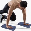 Portable Home Training Mini Yoga Exercise Mat 10mm 2P Gray