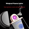 NINSI Spinning Arc Lighter, Windproof Flameless Electric Lighter, Touch Sensor