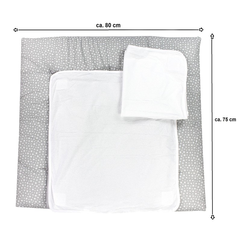 TupTam changing mat incl. 2 terry cloth covers model MAR02579,
