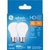 GE Refresh LED Light Bulbs, 40 Watt, Daylight, A15 Ceiling