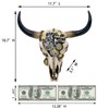 Steampunk Cow Skull Wall-Decor - Western Bull Head Skull Wall
