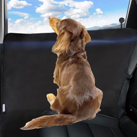 Durapower Dog Truck Door Protector丨2 Pack Enlarged Waterproof Anti-Scratch Door Covers Guard, Upgraded Strong Suction Cups, Universal Fit for Truck Doors, 600D Black