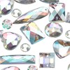 500 Pieces Sewing Gemstones Acrylic Sewing Crystal Mixed Shapes Sewing