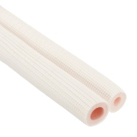 PATIKIL Pipe Insulation Foam Tube, Heat Preservation Insulated Foam Tubing for 3/8", 5/8" O.D. Mini Split Copper Line Set Water Pipes,3.28Ft(1m),White/Pink