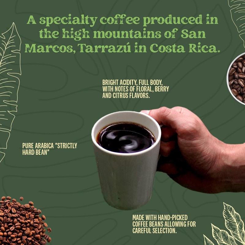 Kwiso Coffee Classic Tarrazu Costa Rica Single Origin 100% Arabica