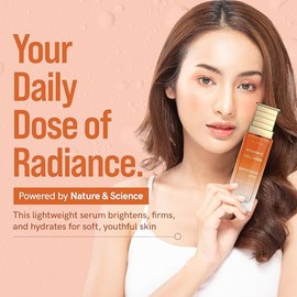 Fleur De Peau Suero de vitamina C para la cara con colágeno, probado por dermatólogos, antienvejecimiento, tono de piel uniforme, reduce las líneas fi