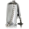 Valentino by Mario Valentino Womens VBS1R403G Divina Clutch Silver (ARGENTO)
