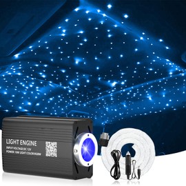 Starlight Kit (500 Fibre Optic Strands) + Twinkle Stars Star Light Headliner Dodge Charger Star Headliner w/Sunroof Upgrade! #modfx #modfxcustoms #starheadliner #dodgecharger