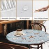 Outdoor Round Tablecloth with Elastic Band, Diameter 90 cm, Elastic