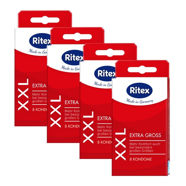 32 (4 x 8er) Ritex XXL Kondome - Extra Große