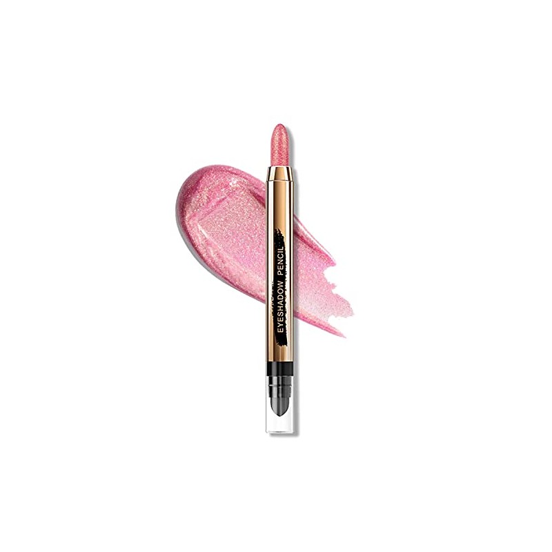 Bluemega Barra Sombra Ojos Brillante Purpurina, Lápiz Crema, E