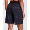 Oalka Women's Hiking Shorts Lightweight Zipper Pockets Cargo Quick Dry