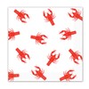 Beistle 58126 Crawfish Luncheon Napkins, 2-Ply, 16 per Package, Red/White