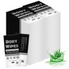 Individually Wrapped Body Wipes Bulk Bath Wipes, Women Men Large