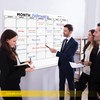 Large 36"x48" White Board Calendar Blank Dry Erase Calendar for