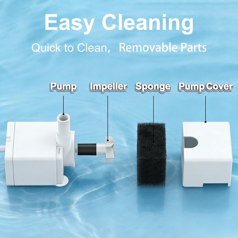 Cat Water Fountain Pump for 50oz, 84oz, 95oz Fountain, Ultra