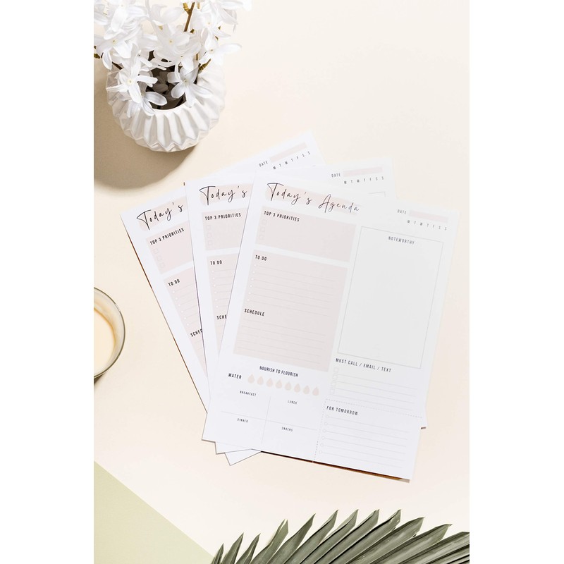 Scribble & Dot® Daily Planner Pad - 140gsm Desk Pad