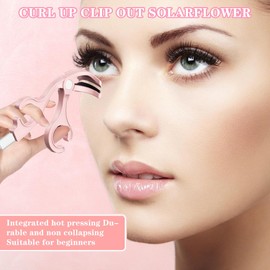 RANJIMA Beheizte Wimpernzange Elektrisch, Wimpernzange Beheizbar, Schnelles Aufheizen Wimpern Curler, Make-up Werkzeuge, Kein Kneifen Oder Ziehen für alle Wimpern, Schneller, Lang Lasting Guter Makeup
