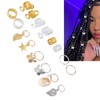 Anillos para el Cabello, 140 Piezas Puños para el Cabello