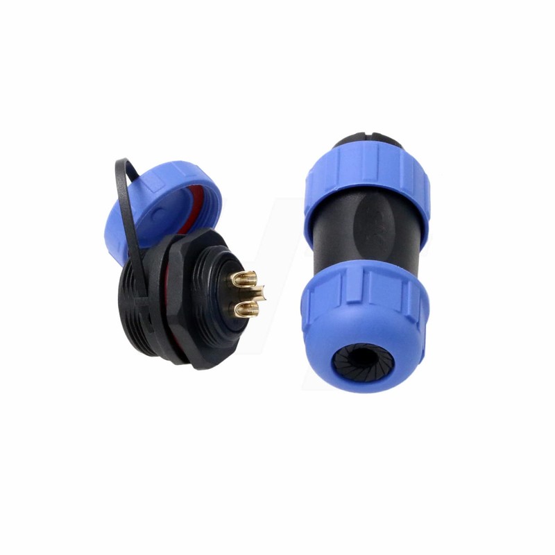 hangton he21 3ピン防水航空円形コネクタ信頼性スレッドケーブルプラグ&パネルマウントソケットのLED照明機器/電源/