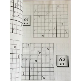 Volume numbers 61 and 62 of SUM DOKU sudoku Ken Ken puzzles from The Dell Collector's Series Penny Press