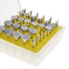 50pc Universal 1/8 Inch Shank Diamond Burr Bit Set Rotary