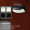 Solar Powered Step Lights (2-Pack) - Elegant Curved Modern Design