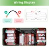 10L0L 3 Awg Golf Cart Heavy Duty Battery Cables for