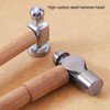 Mini Hammer High Carbon Steel Round Head Ergonomic Wooden Handle