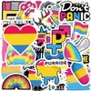 MEPLUM 50 PCS Pansexual Pride Stickers Bulk, Pansexual Pan Stuff