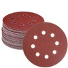 WINGONEER 50PCS Sanding Disc Pads, 5 Holes 8 Holes 120