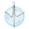 Gatuida Hanging Bird Feeder Bowl with Iron Chain Durable Weather