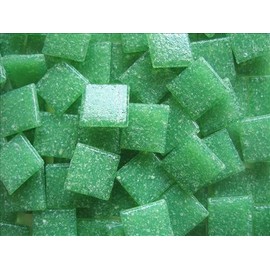 Full Sheet of Spring Green 10mm vitreous Tiles. 841 Tiles