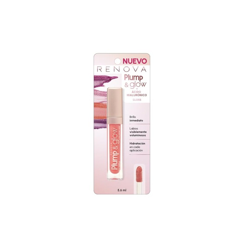 Renova Brillo Labial Gloss Plump & Glow Deja Vu 5.6ml