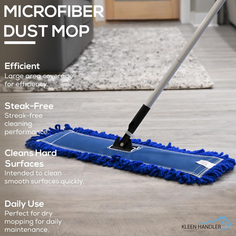 Kleen Handler - Mopa de microfibra de 24 pulgadas, repuesto