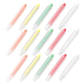 jojofuny 3 Boxes Water Soluble Colored Chalks with Comfortable Grip Dust Teacher Supplies for Classroom and Outdoor Use Easy to Wash and Multi Functional