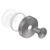 CAPPCHAO Suction Cup Hooks Shower Towel Holder for Bathroom Stainless