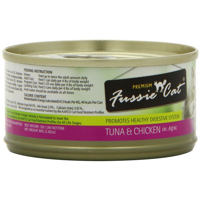Fussie Cat Premium Tuna with Chicken in Aspic Grain-Free Wet