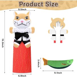 Guante Lucha Gato Acolchado Resistente Juego Interactivo